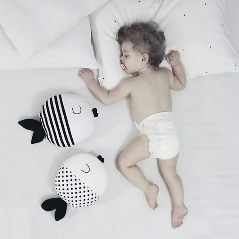 Black White Cartoon Fish Pillow Toys Baby Kids Boys Girl's Plush Toys Kids Christmas Gifts
Black White Cartoon Fish Pillow Toys Baby Kids Boys Girl's Plush Toys Kids Christmas Gifts