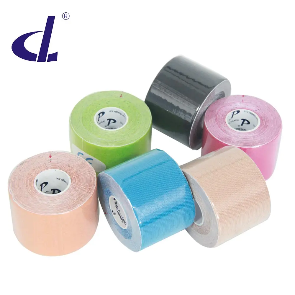 New Synthetic Kinesiology tape 5cm 5m Quick Drying Kintape for physical therapy of muscle pain
New Synthetic Kinesiology tape 5cm 5m Quick Drying Kintape for physical therapy of muscle pain