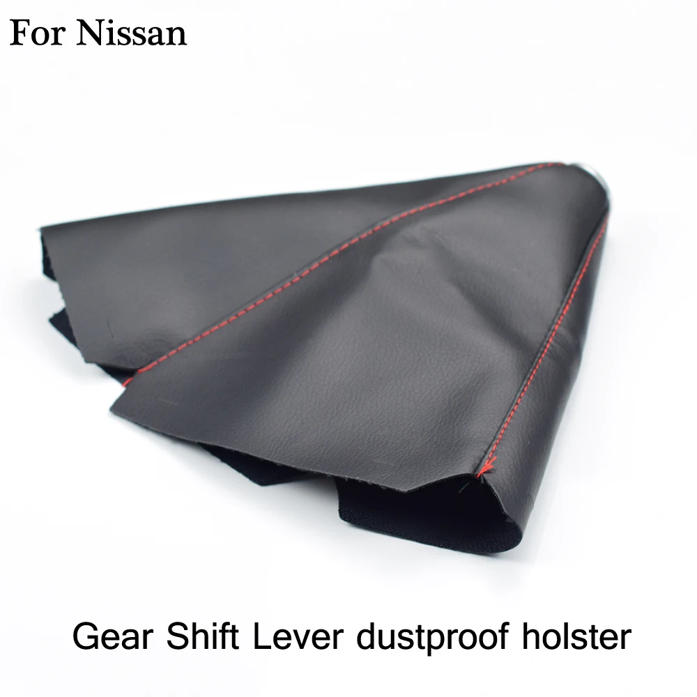 PU Black Leather Car Gear Shift Stick Shifter Knob For Nissan Qashqai Juke X-Trail Tiida Dustproof Cover
PU Black Leather Car Gear Shift Stick Shifter Knob For Nissan Qashqai Juke X-Trail Tiida Dustproof Cover