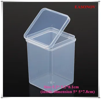 EASONOV 5.2* 5.2*8.1cm PP transparent plastic box rectangular box 5pcs / lot free shipping
EASONOV 5.2* 5.2*8.1cm PP transparent plastic box rectangular box 5pcs / lot free shipping