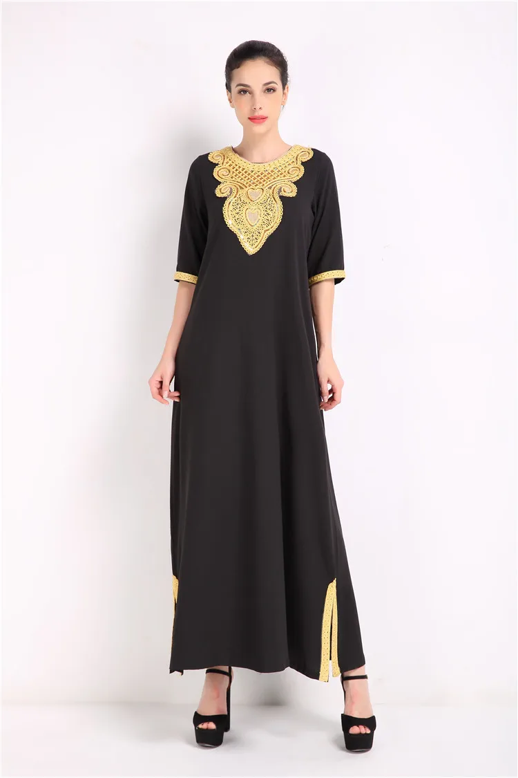 Muslim girls short sleeve Dubai Dress maxi abaya jalabiya islamic women dress clothing robe kaftan Moroccan fashion embroidey
Muslim girls short sleeve Dubai Dress maxi abaya jalabiya islamic women dress clothing robe kaftan Moroccan fashion embroidey