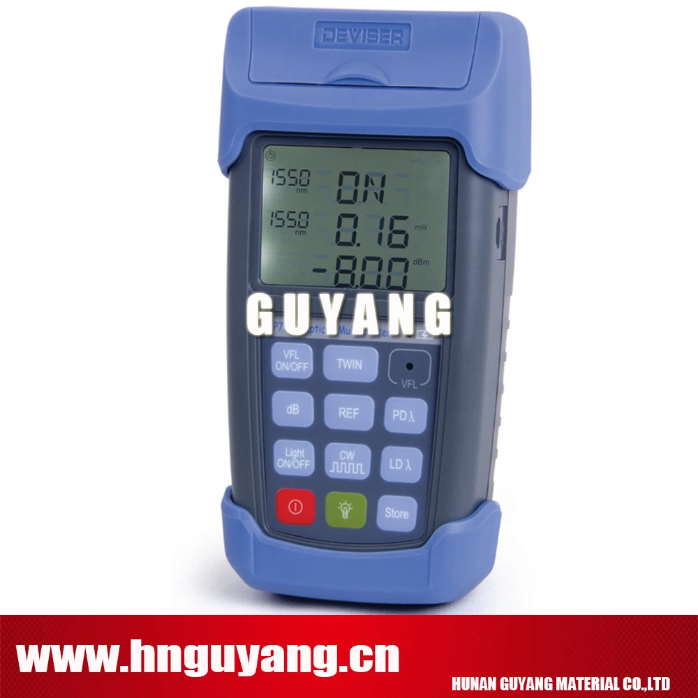 EP710A optical multimeter All-in-one optical test set - combines a light source, optical power meter, and visual fault locator
EP710A optical multimeter All-in-one optical test set - combines a light source, optical power meter, and visual fault locator