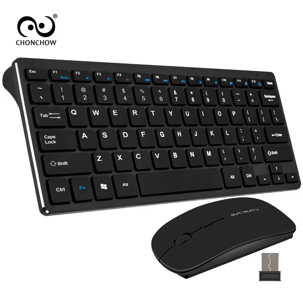 Wireless Keyboard and Mouse Combo 2.4 GHz Wireless Mouse Multimedia Keys for PC Windows XP /7/8/10 Android Smart TV Box
Wireless Keyboard and Mouse Combo 2.4 GHz Wireless Mouse Multimedia Keys for PC Windows XP /7/8/10 Android Smart TV Box