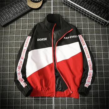 2019 Fashion Jacket Men Fashion Autumn Winter Casual Patchwork Loose Mens Jacket Sportswear Bomber Jacket Men chaqueta hombre
2019 Fashion Jacket Men Fashion Autumn Winter Casual Patchwork Loose Mens Jacket Sportswear Bomber Jacket Men chaqueta hombre