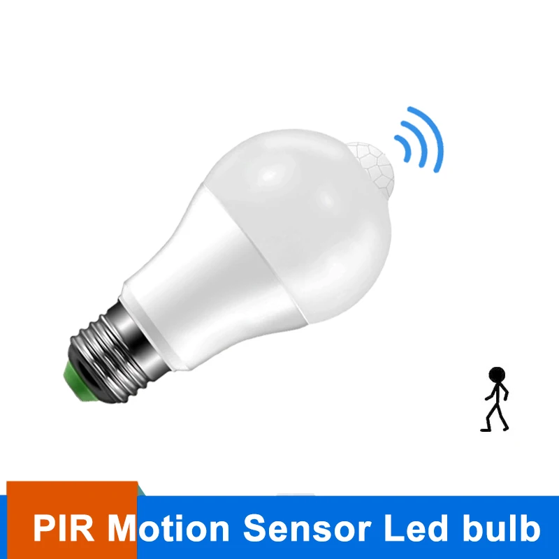 E27 LED PIR Motion Sensor Bulb 10W AC85-265V Smart LED Bulb Auto turn on/off Lampada Led For Corridor Aisle Stairs Balcony
E27 LED PIR Motion Sensor Bulb 10W AC85-265V Smart LED Bulb Auto turn on/off Lampada Led For Corridor Aisle Stairs Balcony