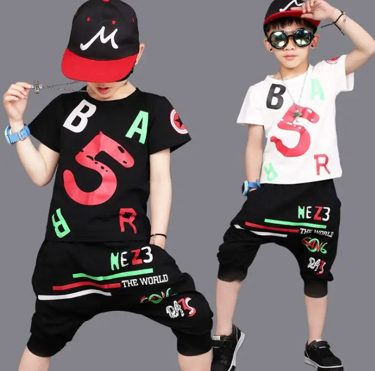 2Pcs Summer Boys Girls Clothing Set Children Cotton Hip-hop Dancing Costumes T-shirt Haren Shorts Outfits For 6 8 10 12 14 Years
2Pcs Summer Boys Girls Clothing Set Children Cotton Hip-hop Dancing Costumes T-shirt Haren Shorts Outfits For 6 8 10 12 14 Years