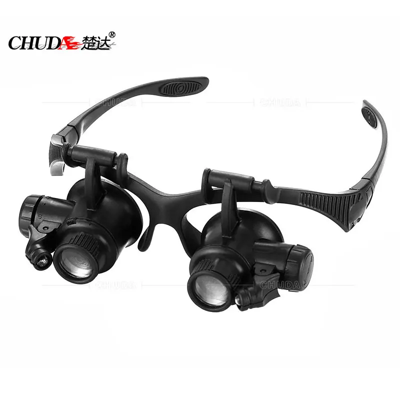 CHUDA Eyewear Magnifier Watch Repair Magnifier Jeweler Loupe 10X 15X 20X 25X Bracket Magnifying Glasses With LED Light
CHUDA Eyewear Magnifier Watch Repair Magnifier Jeweler Loupe 10X 15X 20X 25X Bracket Magnifying Glasses With LED Light
