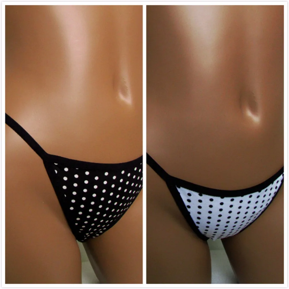 Women panties black white dots sexy thong sweety micro lady underwear string knickers culotte bragas triangle tanga g string
Women panties black white dots sexy thong sweety micro lady underwear string knickers culotte bragas triangle tanga g string