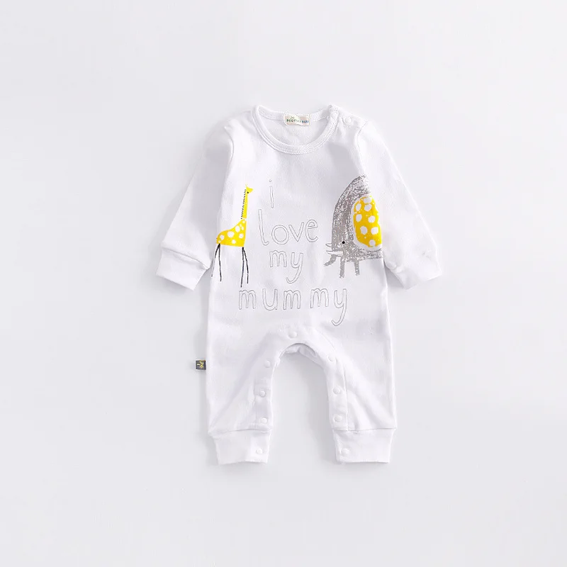 New Arrival Full Sleeve Loving Baby Rompers Love Mummy Clothes Giraffe Baby Girls Boys Cotton Jumpsuits KidS White Roupas Outfit
New Arrival Full Sleeve Loving Baby Rompers Love Mummy Clothes Giraffe Baby Girls Boys Cotton Jumpsuits KidS White Roupas Outfit