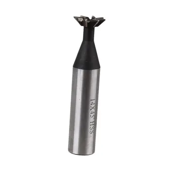 3pcs 14mm High Speed Steel 45 Degree Straight Shank HSS Dovetail Cutter End Mill Milling Cutter 8 Flutes
3pcs 14mm High Speed Steel 45 Degree Straight Shank HSS Dovetail Cutter End Mill Milling Cutter 8 Flutes
