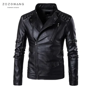 ZOZOWANG 2019 new Pilot Leather Jacket Men Braided rope Military Spring Autumn Flight Faux Jacket motocycle Male biker coat 5XL
ZOZOWANG 2019 new Pilot Leather Jacket Men Braided rope Military Spring Autumn Flight Faux Jacket motocycle Male biker coat 5XL