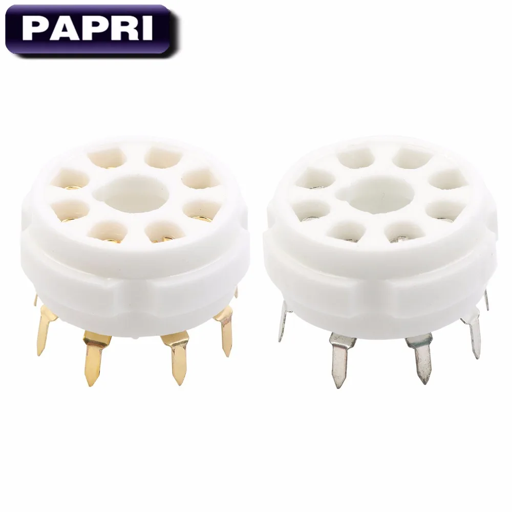 PAPRI 1PCS Ceramic K8A PCB Gold Plated 8Pin Vacuum Tube Socket Audio DIY HIFI For KT88 KT66 EL34 274B 6SN7 6V6 Etc Tube Socket
PAPRI 1PCS Ceramic K8A PCB Gold Plated 8Pin Vacuum Tube Socket Audio DIY HIFI For KT88 KT66 EL34 274B 6SN7 6V6 Etc Tube Socket