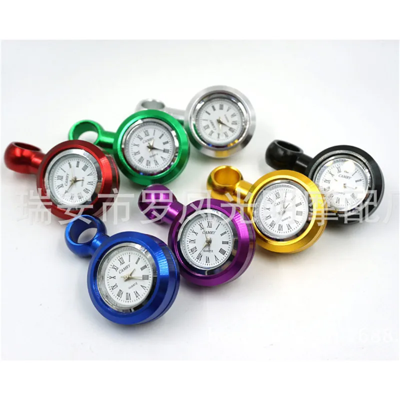colorful decal scooter accessories universal metal handlebar moto watches install mirror screw motorbike clock motorcycle watch
colorful decal scooter accessories universal metal handlebar moto watches install mirror screw motorbike clock motorcycle watch