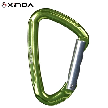 XINDA Top Quality Professional 24KN Rock Climbing Straight Quickdraw Spring-loaded Gate Aluminum Carabiner Outdoor Equipment
XINDA Top Quality Professional 24KN Rock Climbing Straight Quickdraw Spring-loaded Gate Aluminum Carabiner Outdoor Equipment