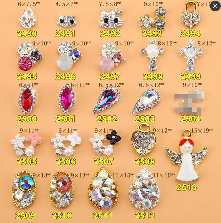 100Pcs 24choices rhinestone nail shape manicure nails 3d decorations beauty supplies glitter nail stone gems 2495-2512
100Pcs 24choices rhinestone nail shape manicure nails 3d decorations beauty supplies glitter nail stone gems 2495-2512