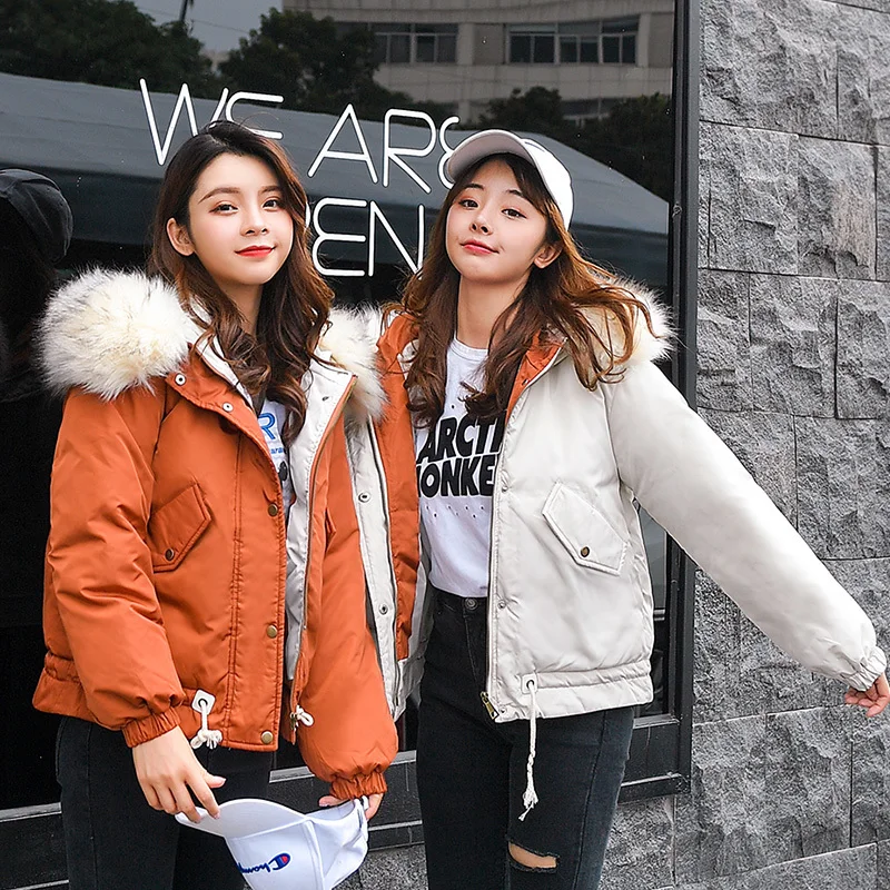 New 2019 High Quality Winter Jacket Women Plus Size Winter Coat Hooded Warm Fur Collar Cotton Padded Short Parkas For Women SZ11
New 2019 High Quality Winter Jacket Women Plus Size Winter Coat Hooded Warm Fur Collar Cotton Padded Short Parkas For Women SZ11