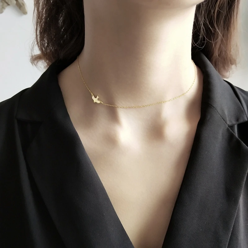 LouLeur 925 sterling silver free bird necklace gold fashion simple clavicular chain choker neckalce for women fine jewelry gift
LouLeur 925 sterling silver free bird necklace gold fashion simple clavicular chain choker neckalce for women fine jewelry gift