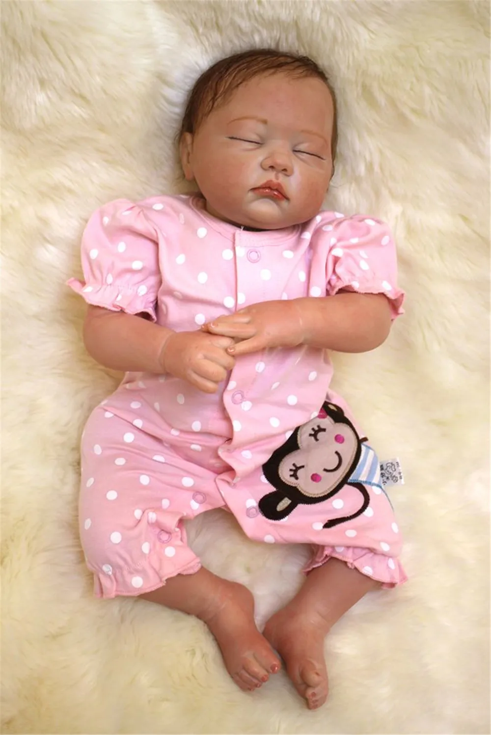 Bebe reborn doll 50cm Silicone reborn baby dolls adorable Lifelike toddler Bonecas girl menina de surprice doll NPK
Bebe reborn doll 50cm Silicone reborn baby dolls adorable Lifelike toddler Bonecas girl menina de surprice doll NPK