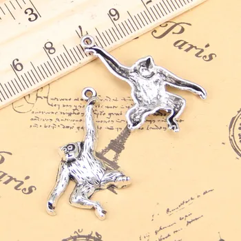 38pcs Charms For Jewelry Making monkey 32x27mm Antique Silver Plated Pendants DIY Handmake Tibetan Silver Bracelet Necklace
38pcs Charms For Jewelry Making monkey 32x27mm Antique Silver Plated Pendants DIY Handmake Tibetan Silver Bracelet Necklace