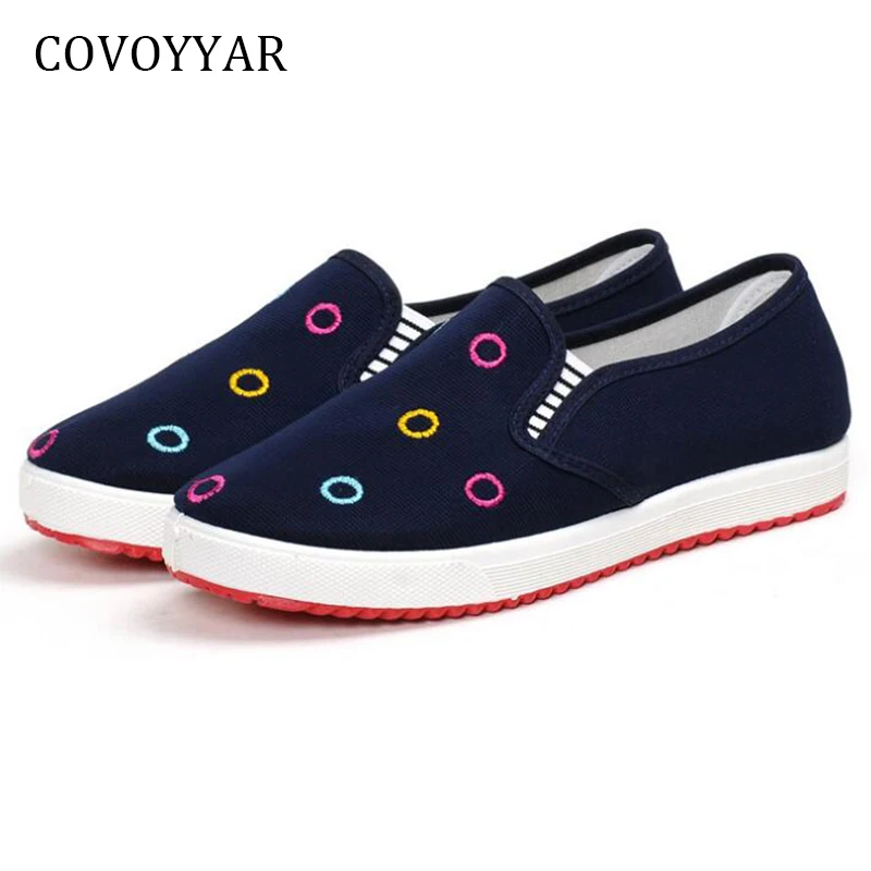 COVOYYAR New Women Flats 2019 Spring Autumn Comfort Colorful Dot Canvas Shoes Women Soft Casual Shoes Loafers Slip On WFS955
COVOYYAR New Women Flats 2019 Spring Autumn Comfort Colorful Dot Canvas Shoes Women Soft Casual Shoes Loafers Slip On WFS955