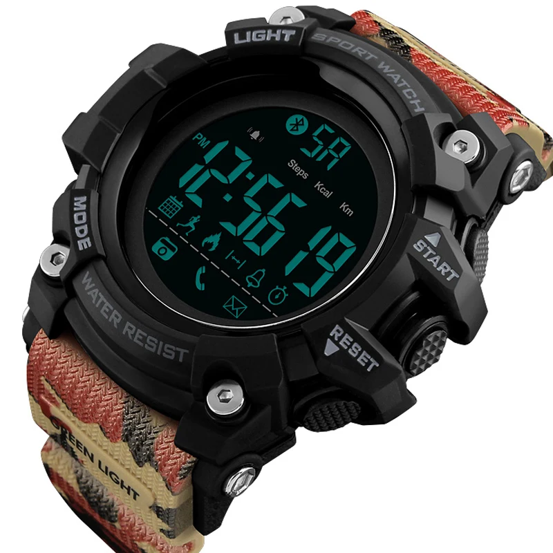 Brand Sport Smart Watch Men Hours Pedometer Calories Digital Watch Waterproof Bluetooth Smart Electronic Watch Male Clock 
Brand Sport Smart Watch Men Hours Pedometer Calories Digital Watch Waterproof Bluetooth Smart Electronic Watch Male Clock