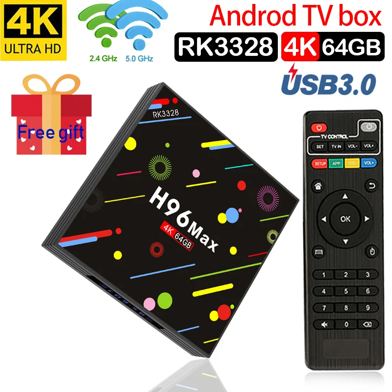 4 gb 64 gb RK3328 Quad Core Astuto di Android 8.1 TV BOX Bluetooth4.0 H2.65 4 k 2.4 ghz /5 ghz WIFI Set-top box Media Player
4 gb 64 gb RK3328 Quad Core Astuto di Android 8.1 TV BOX Bluetooth4.0 H2.65 4 k 2.4 ghz /5 ghz WIFI Set-top box Media Player