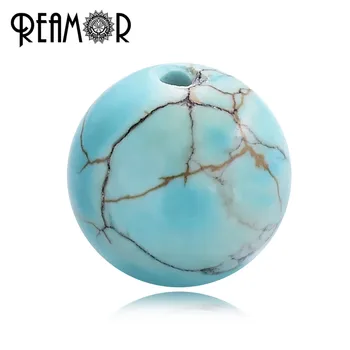 REAMOR High Quality 6/8/10mm Light Blue Turquoises Natural Stone Beads For Necklace Bracelet Craft Making Findings Strand 15"
REAMOR High Quality 6/8/10mm Light Blue Turquoises Natural Stone Beads For Necklace Bracelet Craft Making Findings Strand 15"