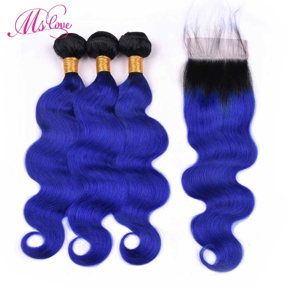Ms Love Pre Colored Ombre T1b Blue Bundles With Closure Body Wave Hair Remy Brazilian Human Hair Bundles With Lace Closure
Ms Love Pre Colored Ombre T1b Blue Bundles With Closure Body Wave Hair Remy Brazilian Human Hair Bundles With Lace Closure