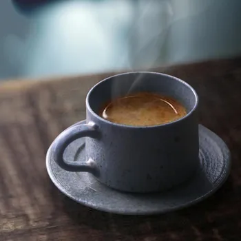 73ml Japanese-style Espresso Cup with Saucer Kit Drinkware Teaware Master Breakfast Milk Juice Cups Handle Mug Ceramic Mugs Art
73ml Japanese-style Espresso Cup with Saucer Kit Drinkware Teaware Master Breakfast Milk Juice Cups Handle Mug Ceramic Mugs Art