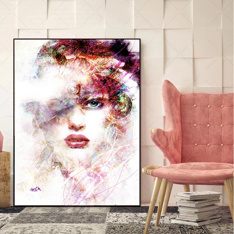 Wall Art Posters And Prints Canvas Painting The Woman Portrait painting Pictures On The Wall Pictures For Living Room
Wall Art Posters And Prints Canvas Painting The Woman Portrait painting Pictures On The Wall Pictures For Living Room