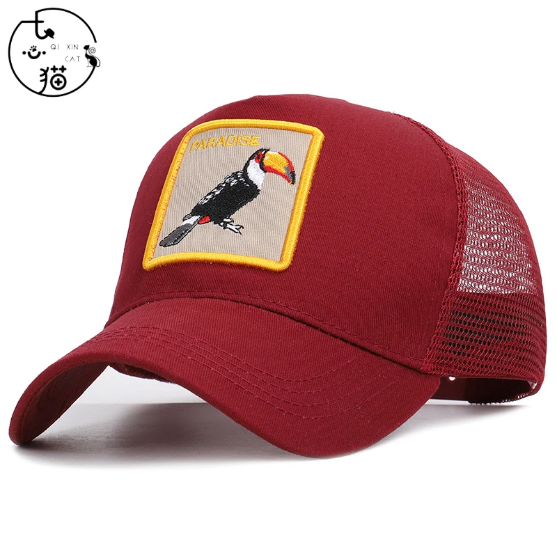 11 Styles New Animal Embroidery Snapback Cap Trucker Hat Women Men Punk Hip Hop Cap Summer Mesh Breathable Hat Dropshipping
11 Styles New Animal Embroidery Snapback Cap Trucker Hat Women Men Punk Hip Hop Cap Summer Mesh Breathable Hat Dropshipping