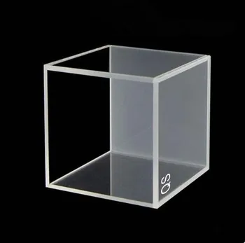 56ml Cubic glass cell optical cuvette 42.5*45*45mm 
56ml Cubic glass cell optical cuvette 42.5*45*45mm