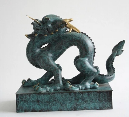 JP S1151 Art Abstract Decoration Copper Bronze Sculpture Auspicious Zodiac Dragon Statue B0403
JP S1151 Art Abstract Decoration Copper Bronze Sculpture Auspicious Zodiac Dragon Statue B0403