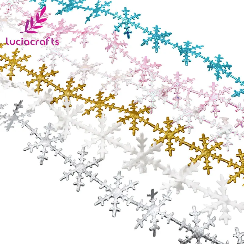 Lucia crafts 2.5mm Multi colour option snowflake Pattern ribbon Lace Trim DIY Sewing Decoration Crafts 4yards P0705
Lucia crafts 2.5mm Multi colour option snowflake Pattern ribbon Lace Trim DIY Sewing Decoration Crafts 4yards P0705