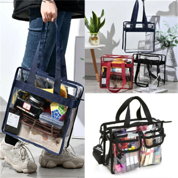 FAROOT Clear Tote Bag Transparent Backpack Purse Shoulder Handbag Stadium Approved Waterproof New
FAROOT Clear Tote Bag Transparent Backpack Purse Shoulder Handbag Stadium Approved Waterproof New