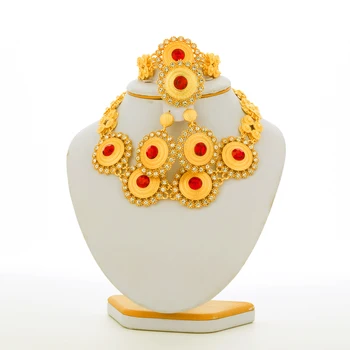 African Flower Gold Color Ethiopian Bridal Wedding Jewelry Arab for Women Gifts Eritrea Habesha Sudan sets Link Necklace
African Flower Gold Color Ethiopian Bridal Wedding Jewelry Arab for Women Gifts Eritrea Habesha Sudan sets Link Necklace