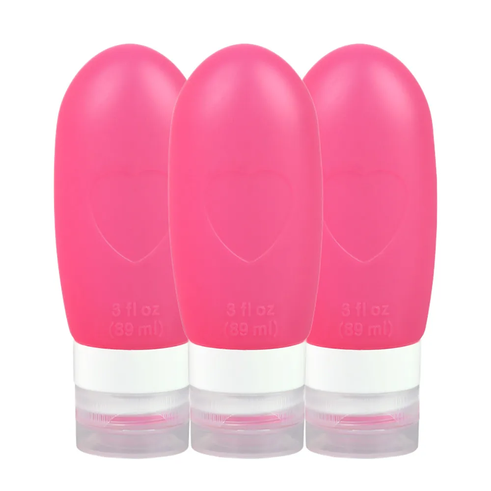 3 Pcs Set Travel Refillable Bottle Silicone Skin Care Squeeze Bottle Tube Containes Squeeze leak proof travel bottles
3 Pcs Set Travel Refillable Bottle Silicone Skin Care Squeeze Bottle Tube Containes Squeeze leak proof travel bottles
