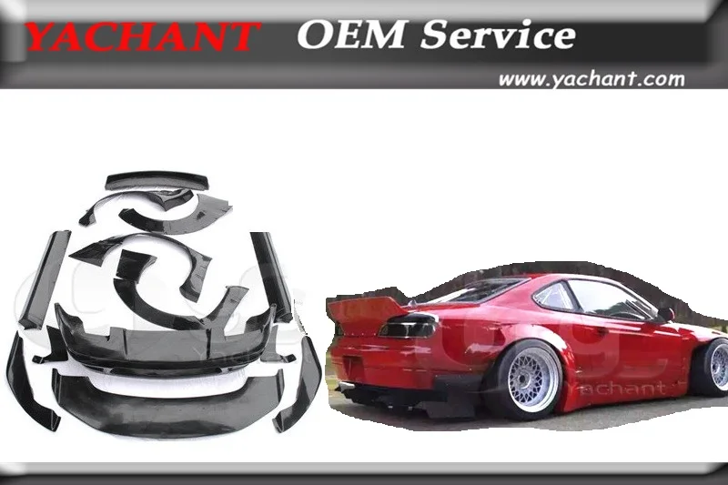 Car-Styling Fiber Glass FRP Bodykit Fit For 89-94 180SX RPS13 RB Wide Body Style Bumper Fender Spoiler Diffuser Kits
Car-Styling Fiber Glass FRP Bodykit Fit For 89-94 180SX RPS13 RB Wide Body Style Bumper Fender Spoiler Diffuser Kits