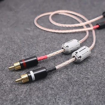 8-core OCC HIFI audio line 2 minutes 2 RCA silver-plated mixed signal line rca to rca audio cable
8-core OCC HIFI audio line 2 minutes 2 RCA silver-plated mixed signal line rca to rca audio cable