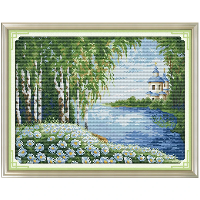 White Birch Trees Counted Cross Stitch 11CT 14CT Cross Stitch Sets Wholesale Scenery Cross-stitch Kits Embroidery Needlework
White Birch Trees Counted Cross Stitch 11CT 14CT Cross Stitch Sets Wholesale Scenery Cross-stitch Kits Embroidery Needlework
