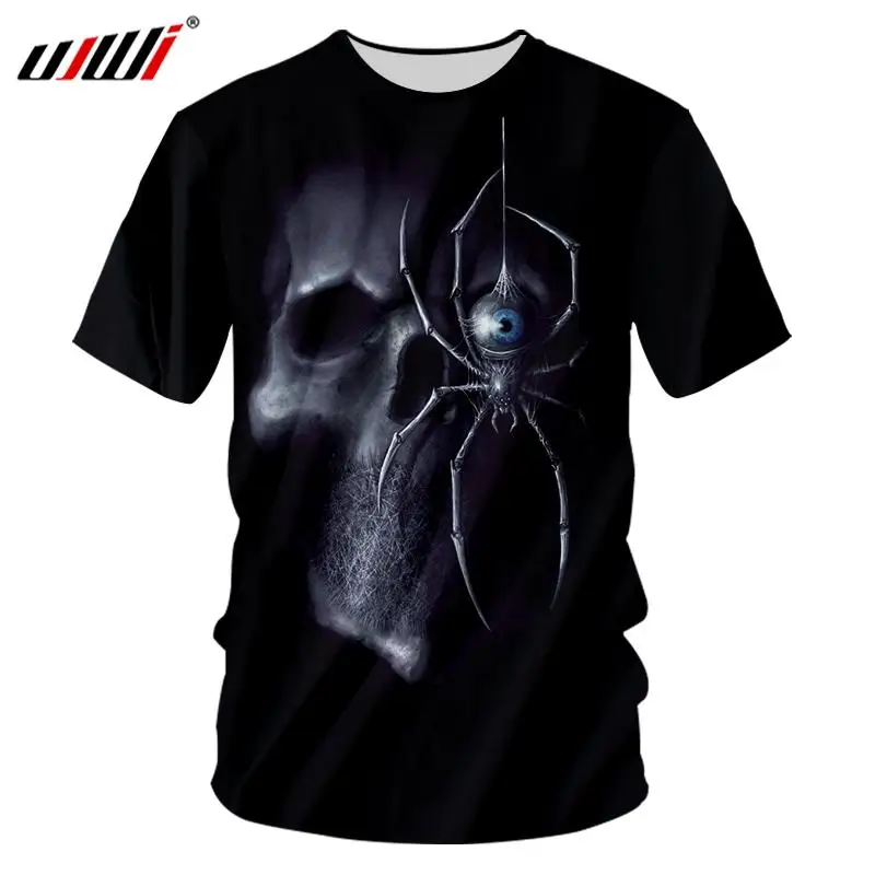 UJWI Summer Men Casual Tshirt Print Skull Spider 3d T-shirts Man Hip Hop Sportwear Undershirts Short Sleeve O Neck Tee Shirts
UJWI Summer Men Casual Tshirt Print Skull Spider 3d T-shirts Man Hip Hop Sportwear Undershirts Short Sleeve O Neck Tee Shirts