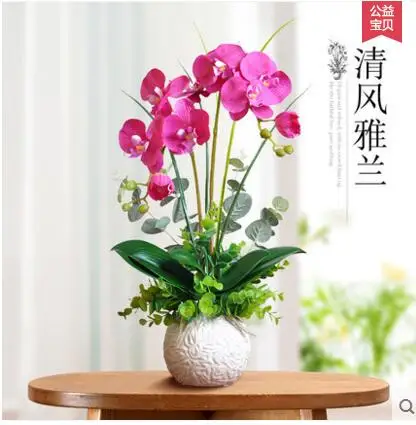 Simulation flower butterfly orchid living room table set pieces of modern decorative floral orchid plastic flower bouquets
Simulation flower butterfly orchid living room table set pieces of modern decorative floral orchid plastic flower bouquets