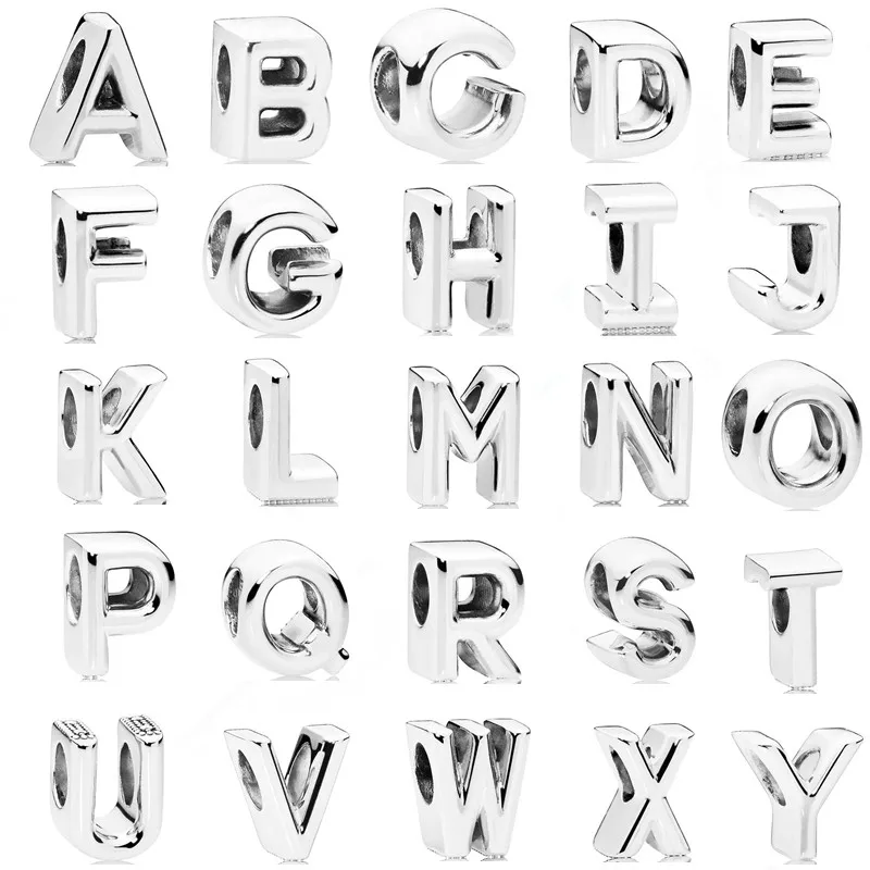 Ranqin Simple Personality 26 Letter Beads Creative Combination Suitable For DIY Pandora Bracelet Jewelry European Charm
Ranqin Simple Personality 26 Letter Beads Creative Combination Suitable For DIY Pandora Bracelet Jewelry European Charm