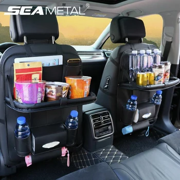 Leather Car Seat Organizer Pocket Car Seat Tray Accessories Multi-pocket Cars Seat Hanging Organizer Bag Foldable Shelf Storage
Leather Car Seat Organizer Pocket Car Seat Tray Accessories Multi-pocket Cars Seat Hanging Organizer Bag Foldable Shelf Storage