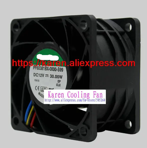 HZDO PF60381BX-0000-S99 12 В постоянного тока, 30 Вт, 60*60*38 мм, 4-линейный, PWM, вентилятор с системой жесткого охлаждения
HZDO PF60381BX-0000-S99 12 В постоянного тока, 30 Вт, 60*60*38 мм, 4-линейный, PWM, вентилятор с системой жесткого охлаждения