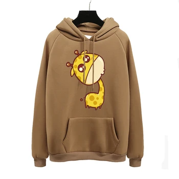 Yan Qing Huan 2018 Winter Fashion Animal Cartoon Harajuku Print Women's Sweatshirt Long Sleeve Loose Casual Khaki Tops Hoodies
Yan Qing Huan 2018 Winter Fashion Animal Cartoon Harajuku Print Women's Sweatshirt Long Sleeve Loose Casual Khaki Tops Hoodies