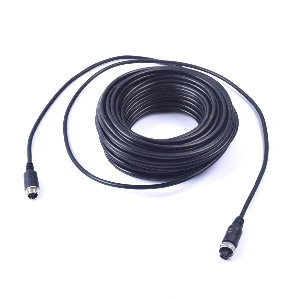 Кабель удлинитель для камеры заднего вида 50 футов 15 м|trailer cable|car camera cablecar monitor cable |