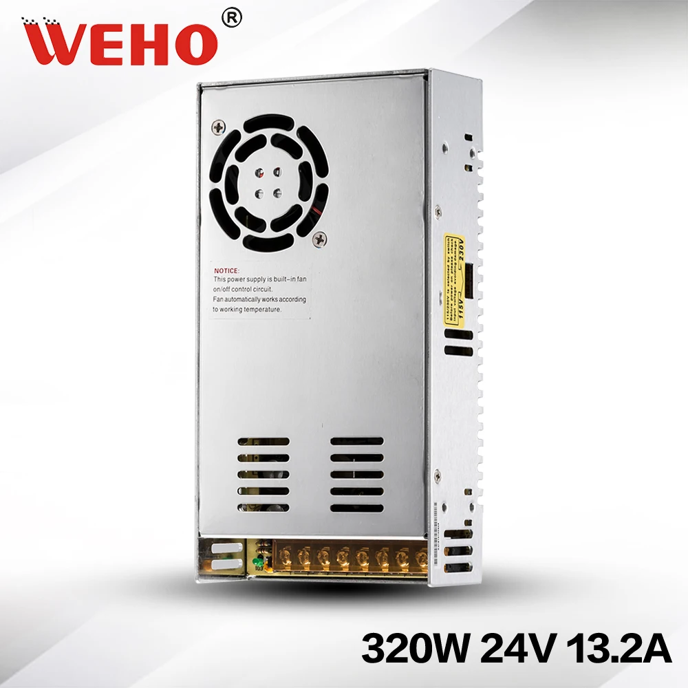 (S-320-24) Cooling fan SMPS 320W led power supply 24V 13.3A switch power supply
(S-320-24) Cooling fan SMPS 320W led power supply 24V 13.3A switch power supply