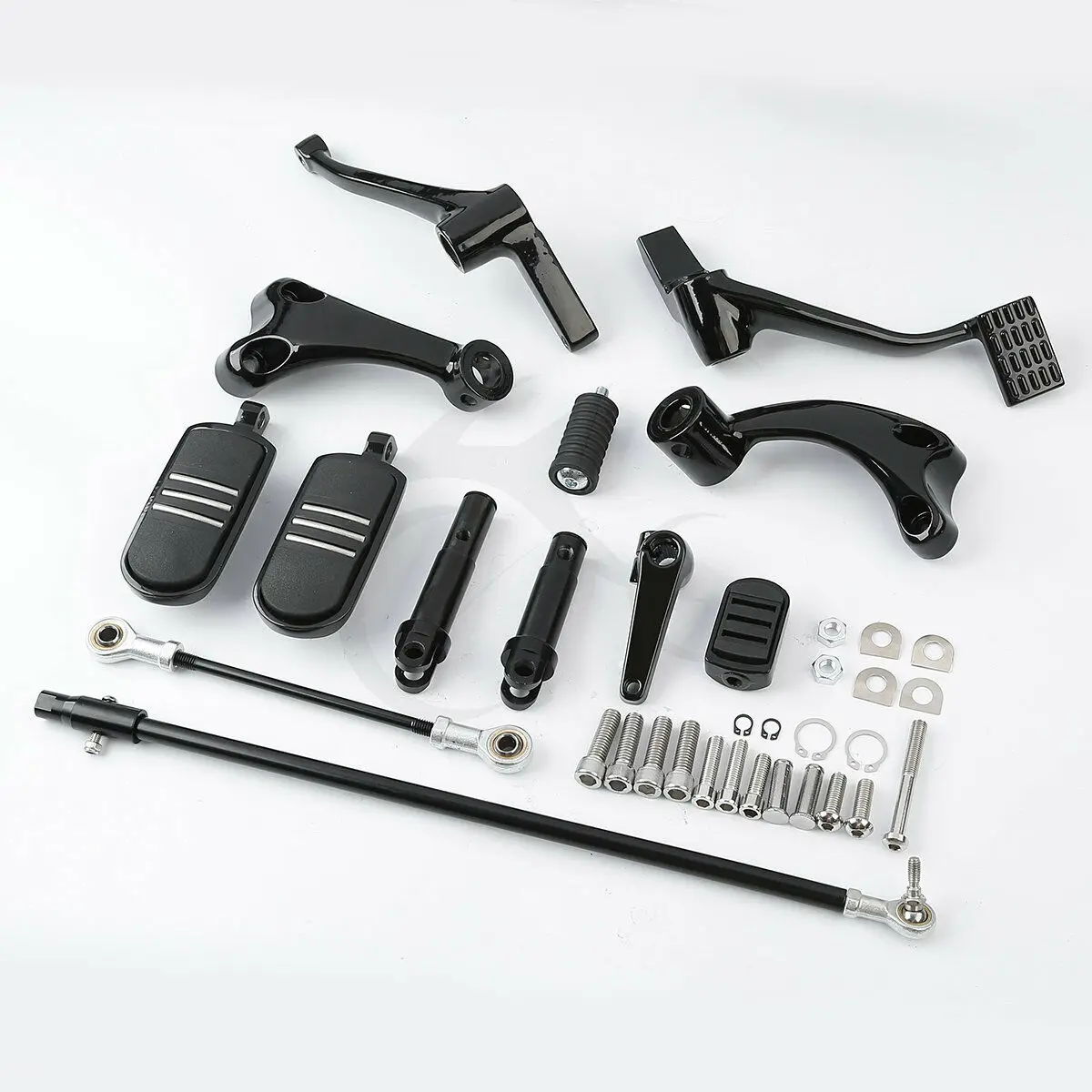Motorcycle Chrome/Black Forward Control Pegs Lever Linkage For Harley Sportster XL 883 1200 48 72 2014-2018
Motorcycle Chrome/Black Forward Control Pegs Lever Linkage For Harley Sportster XL 883 1200 48 72 2014-2018