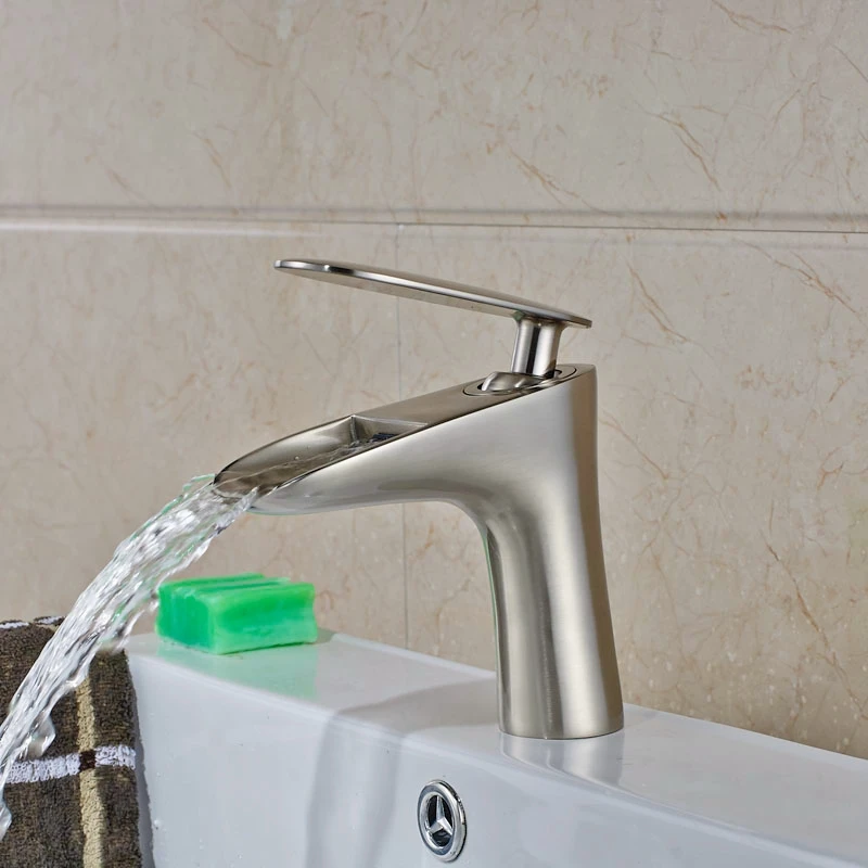 Wholesale And Retail Deck Mounted Nickle Brushed Basin Faucet Mixer Tap Single Lever Swivel Spout
Wholesale And Retail Deck Mounted Nickle Brushed Basin Faucet Mixer Tap Single Lever Swivel Spout